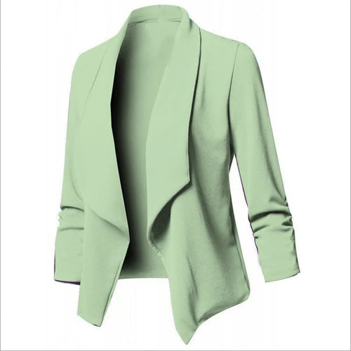 Oversized åben blazer til kvinder