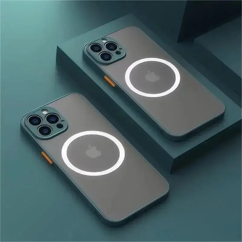 Magnetisk Magsafe Matte Case til iPhone