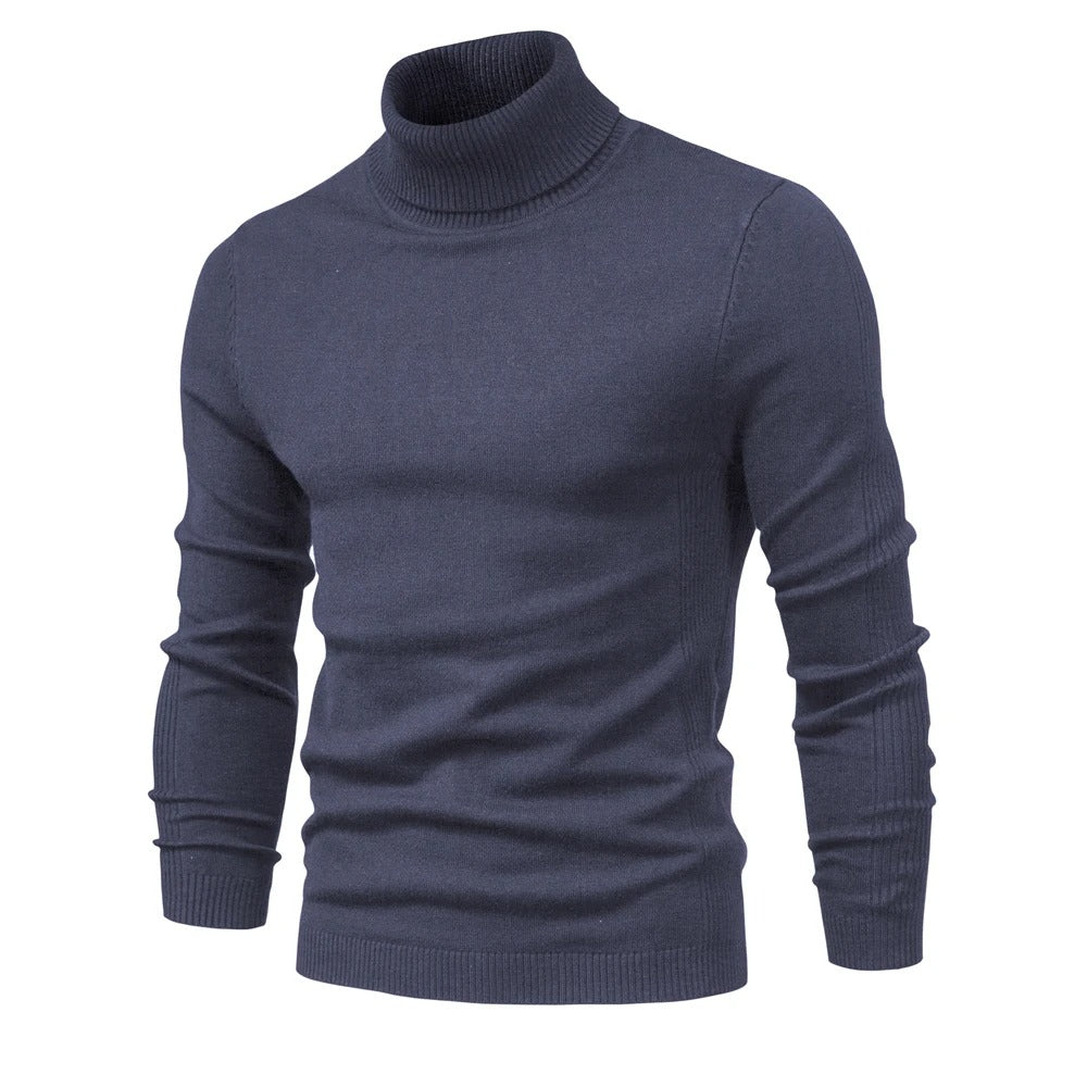 Smal rullekravesweater til mænd