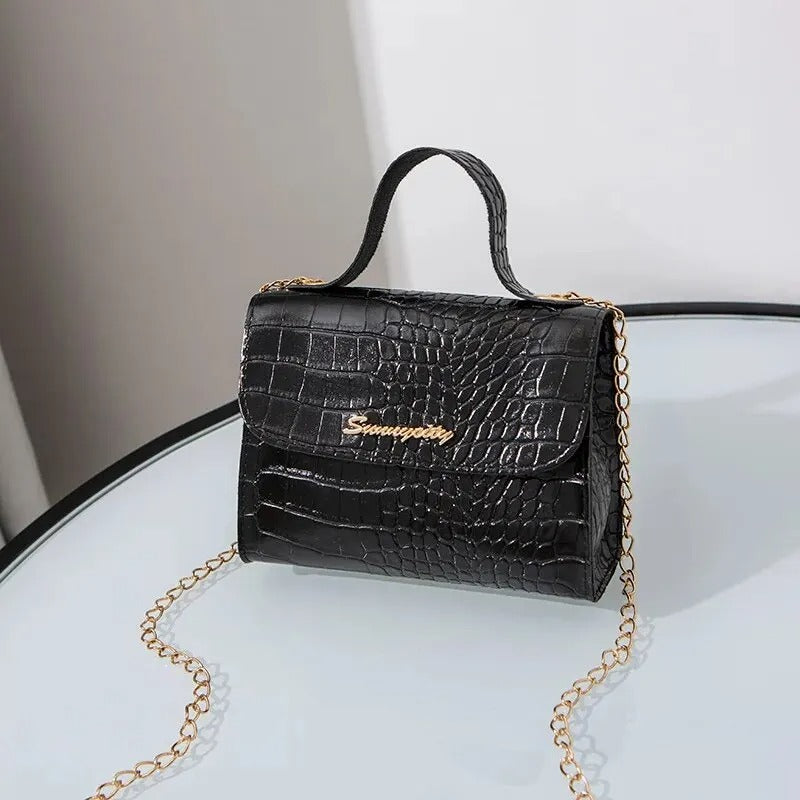Chic kæde-crossbody-taske til kvinder