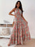 Vintage Boho Print Halter Dress til kvinder
