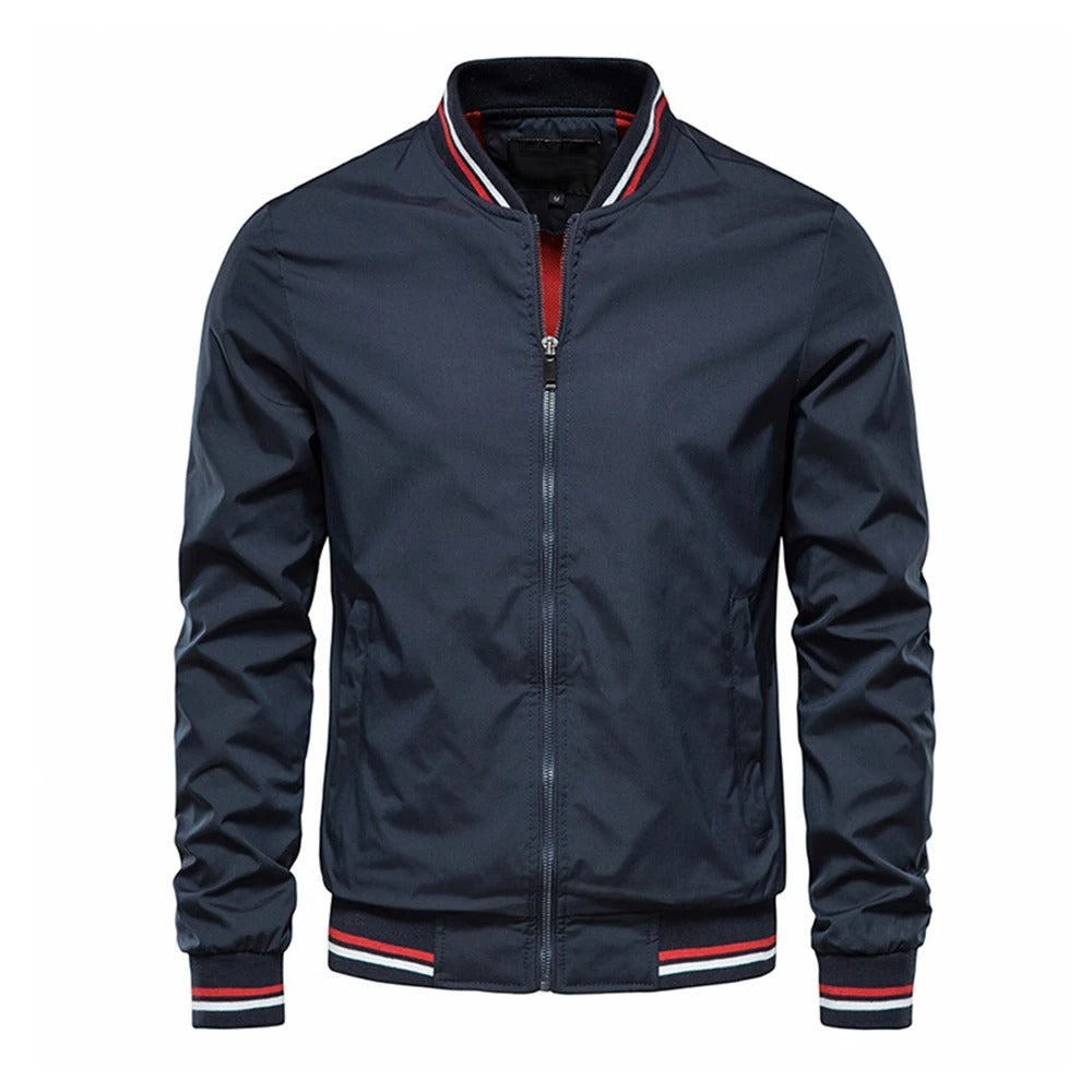 Slim Fit bomberjakke til mænd