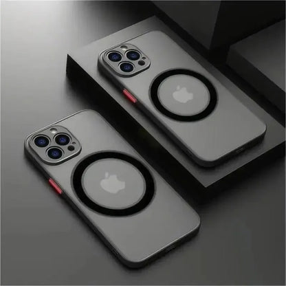 Magnetisk Magsafe Matte Case til iPhone