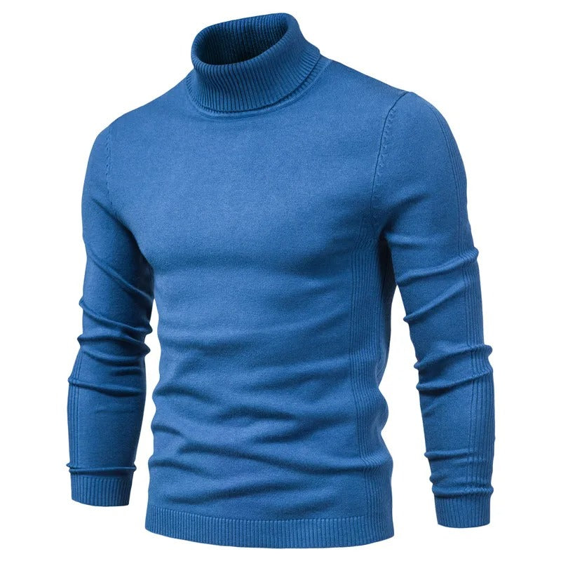 Smal rullekravesweater til mænd