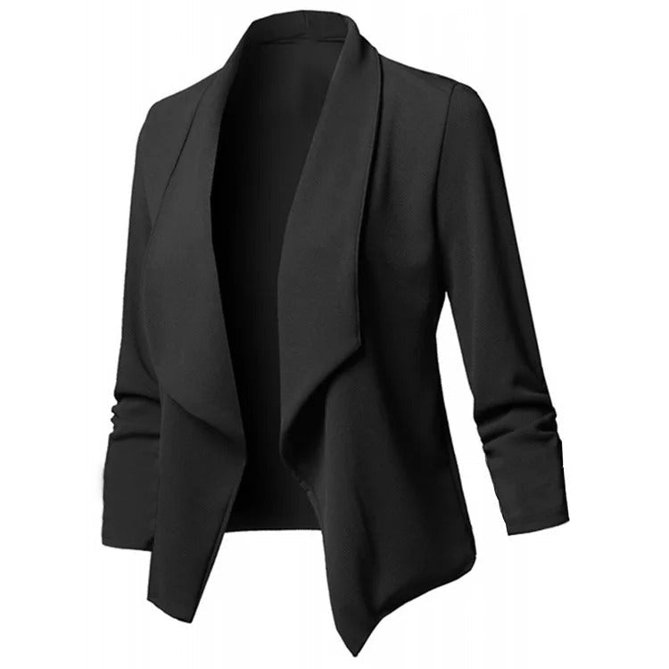 Oversized åben blazer til kvinder