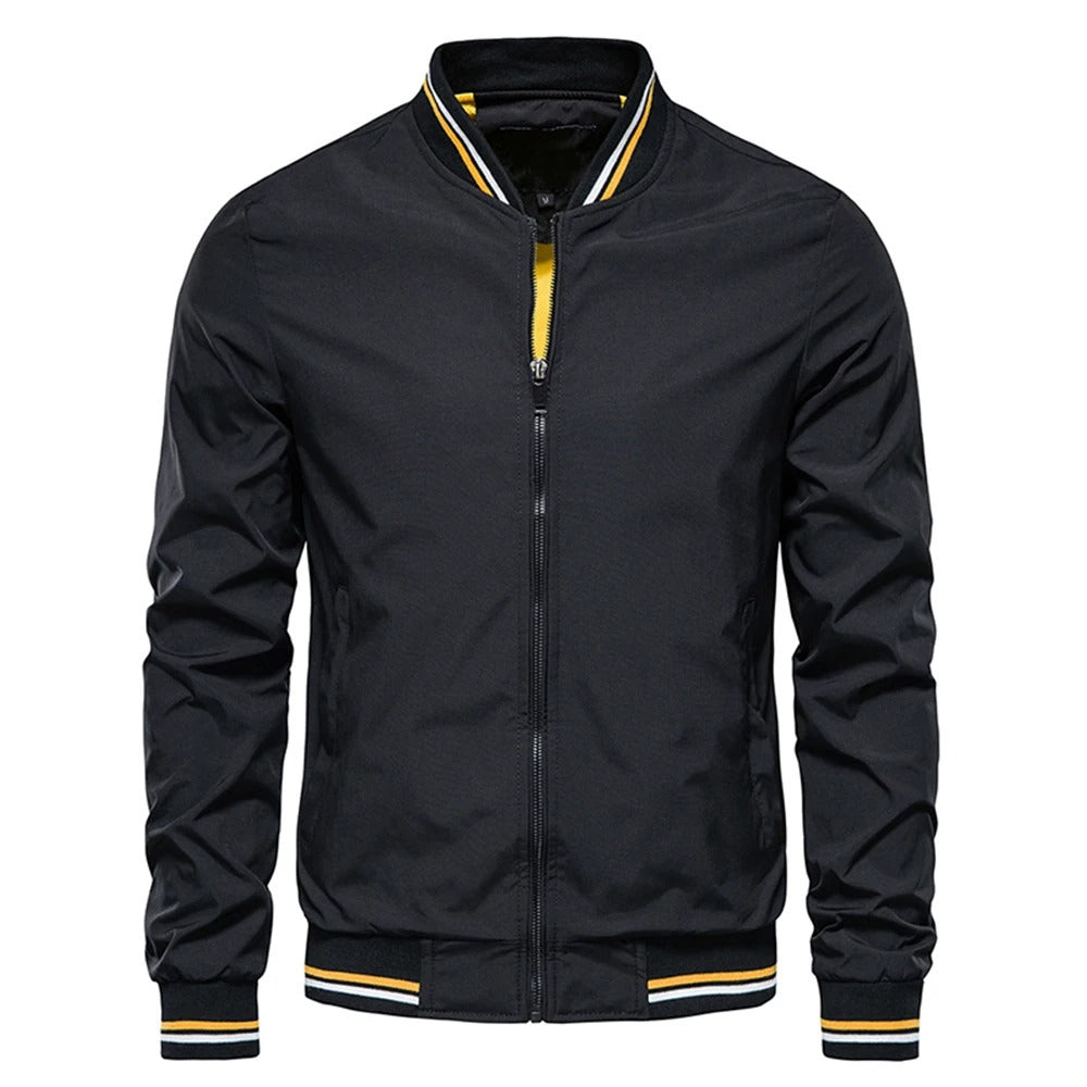 Slim Fit bomberjakke til mænd