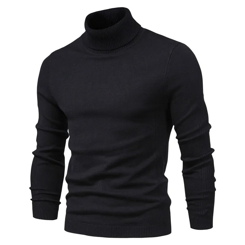 Smal rullekravesweater til mænd
