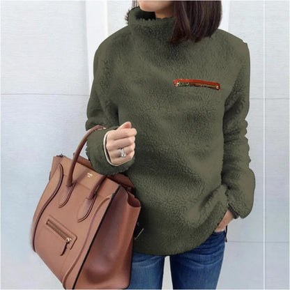 Superblød rullekrave-pullover