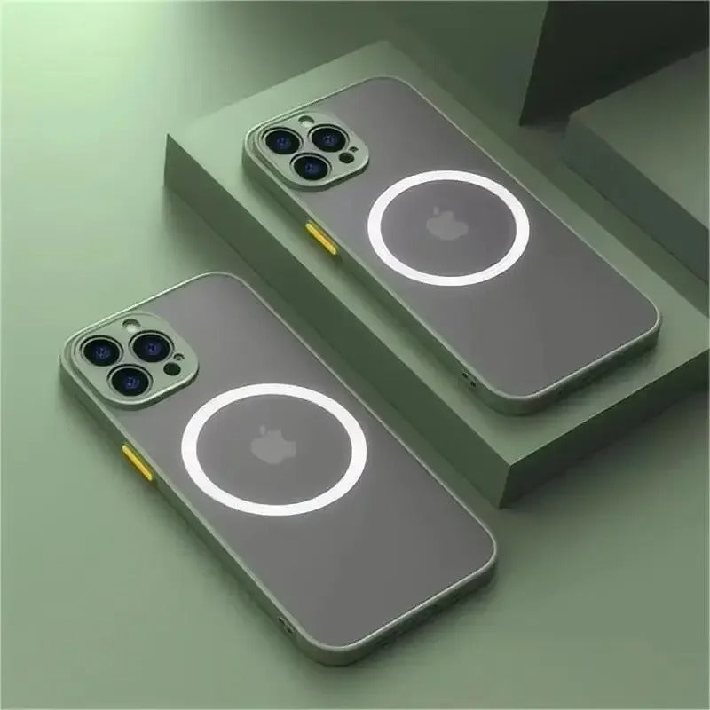 Magnetisk Magsafe Matte Case til iPhone
