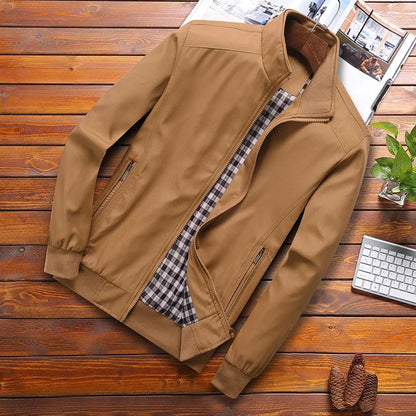 Casual Slim Bomber-jakke til mænd