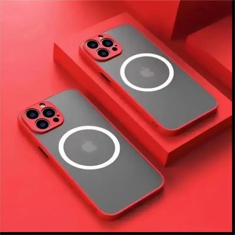 Magnetisk Magsafe Matte Case til iPhone