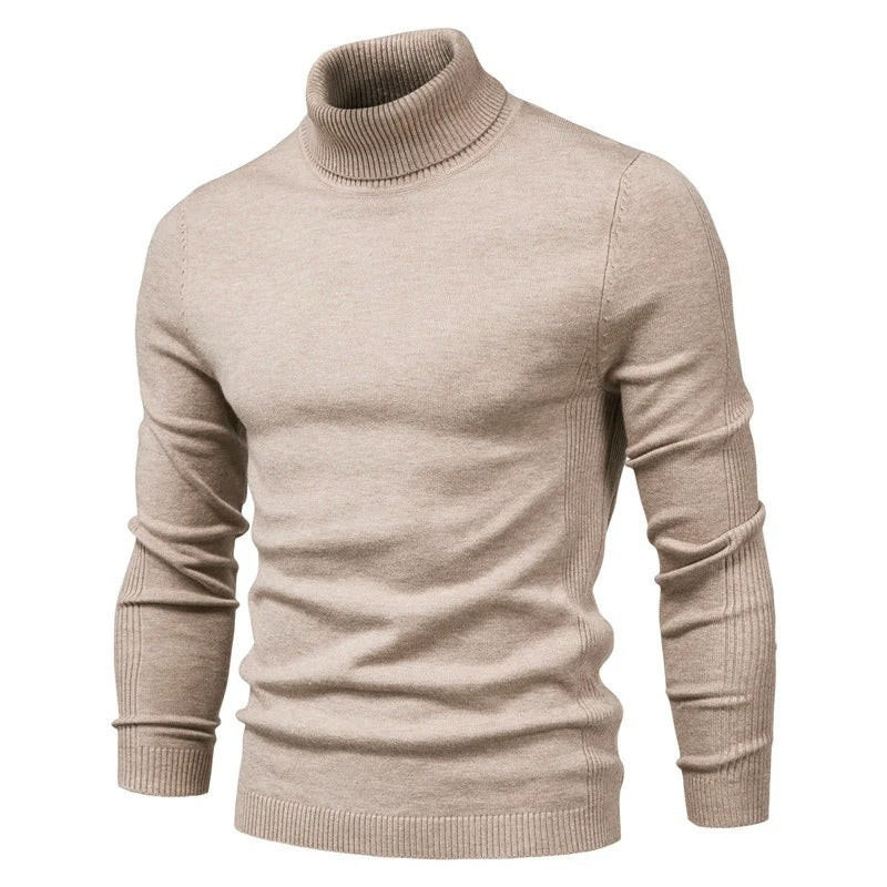 Smal rullekravesweater til mænd