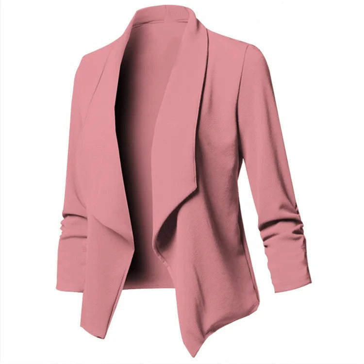 Oversized åben blazer til kvinder