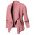 Oversized åben blazer til kvinder