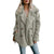 Oversized fluffy fleecejakke til kvinder