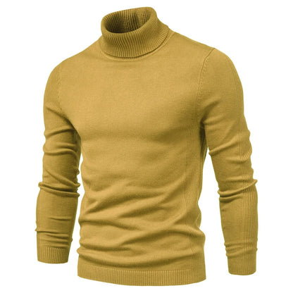 Smal rullekravesweater til mænd