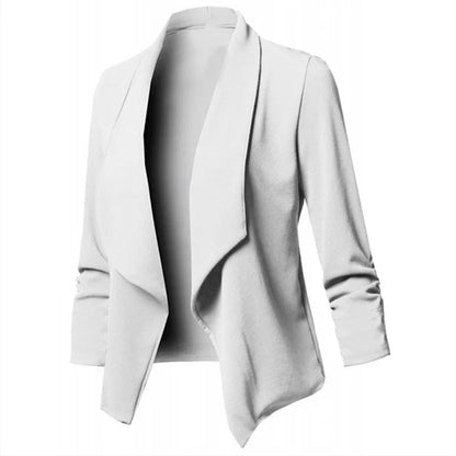 Oversized åben blazer til kvinder