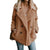 Oversized fluffy fleecejakke til kvinder