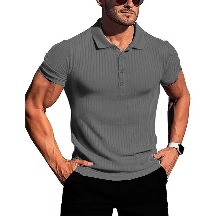 Slim Knit poloshirt til mænd