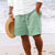 Stribede Jacquard Cord Casual Shorts til mænd