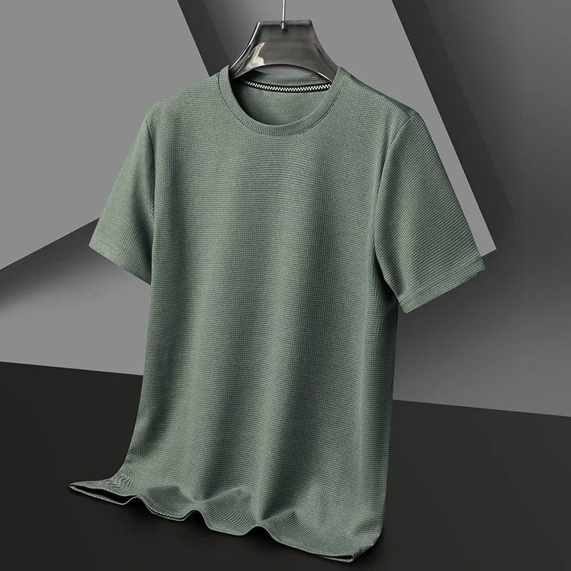Vaffel-T-shirt til mænd