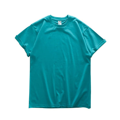 Overdimensioneret kraftig herre-T-shirt