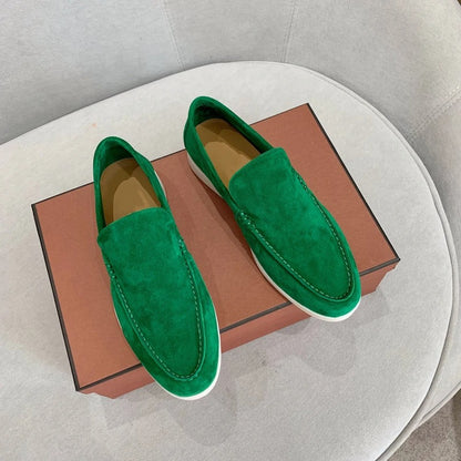 Loafers i ruskind til mænd
