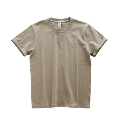 Overdimensioneret kraftig herre-T-shirt