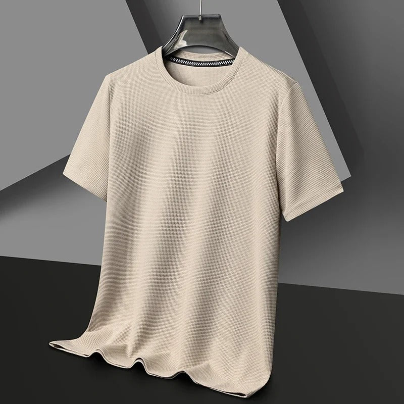 Vaffel-T-shirt til mænd
