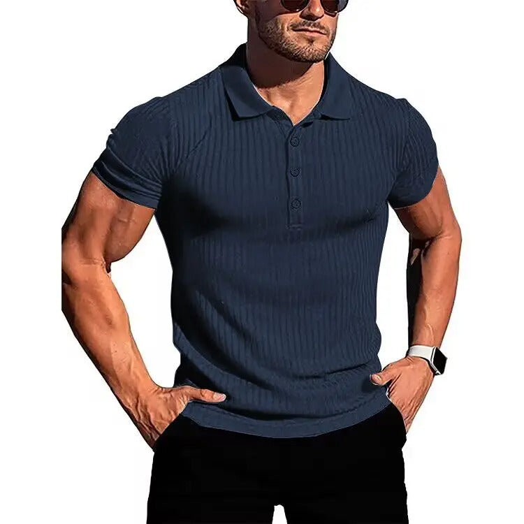 Slim Knit poloshirt til mænd