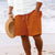 Stribede Jacquard Cord Casual Shorts til mænd