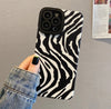 Zebra mønster telefon cover til iPhone