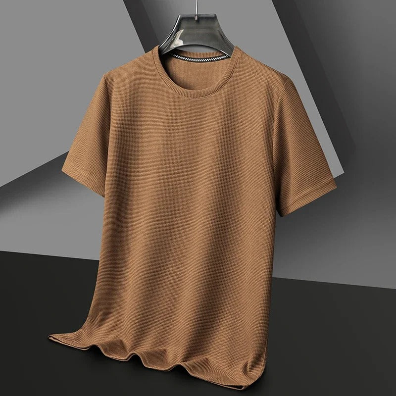 Vaffel-T-shirt til mænd