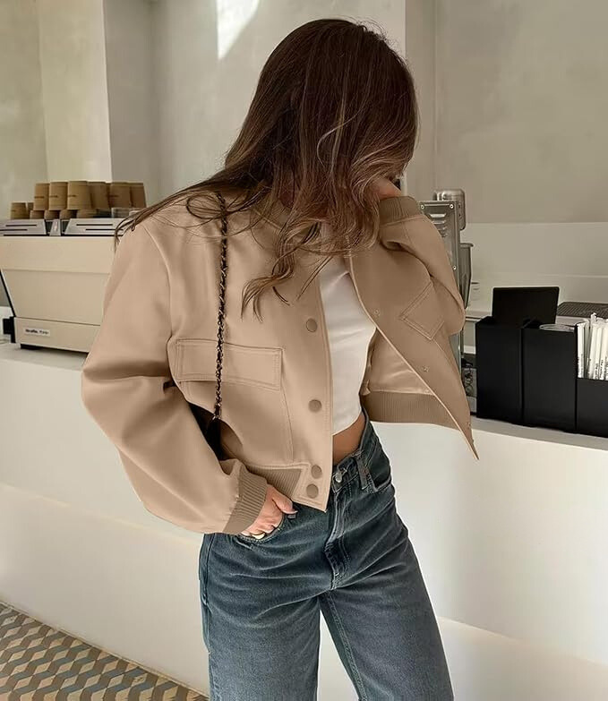 Varsity bomberjakke til kvinder