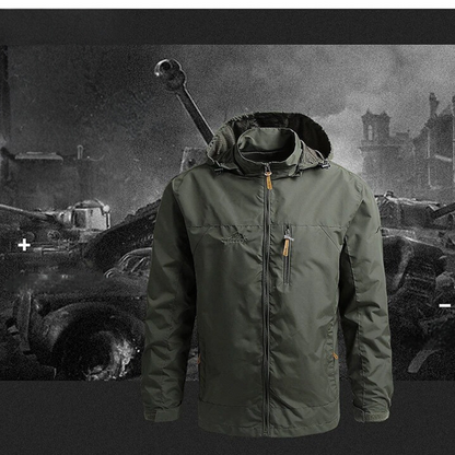 Taktisk windbreaker-jakke til mænd