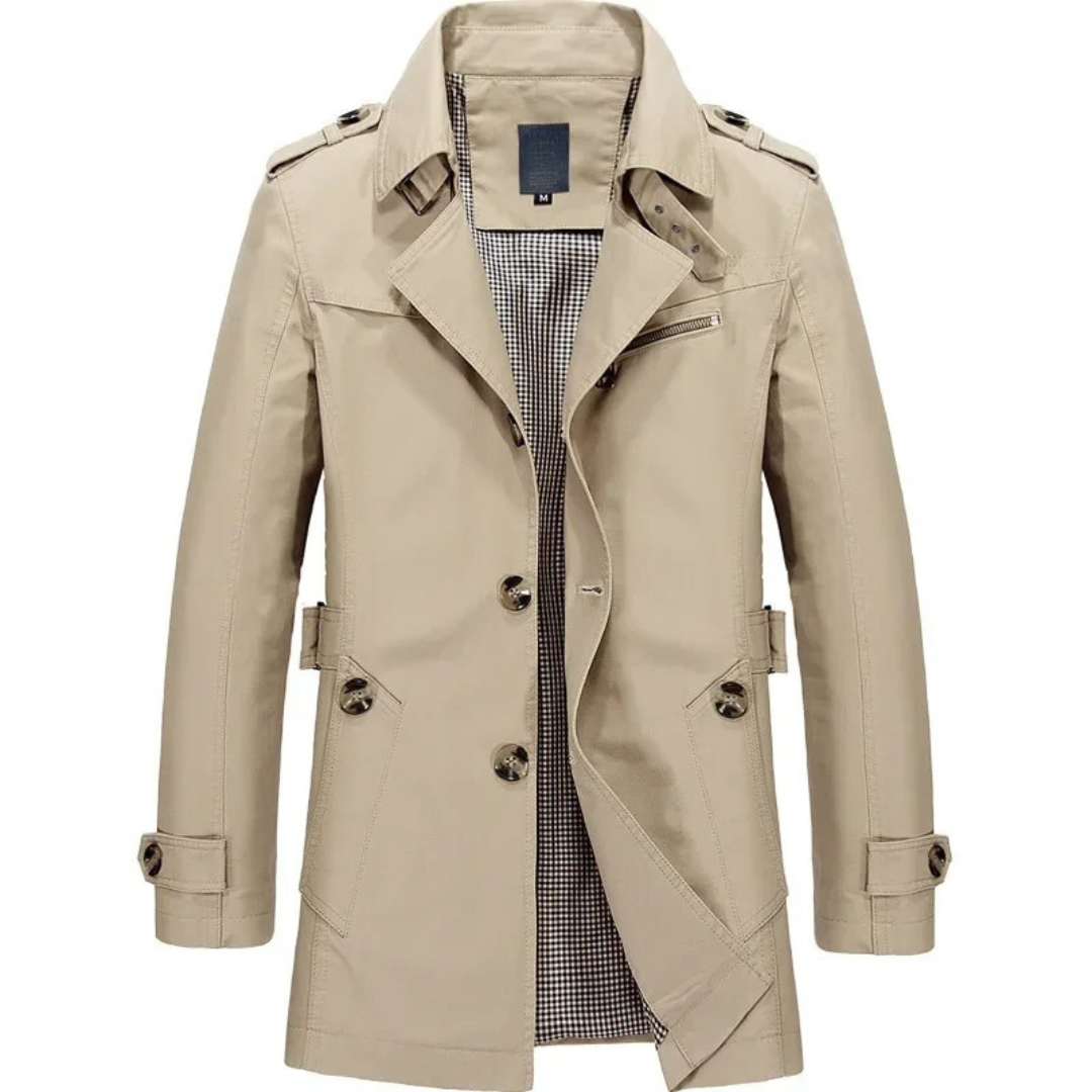Windbreaker Trench Coat til mænd