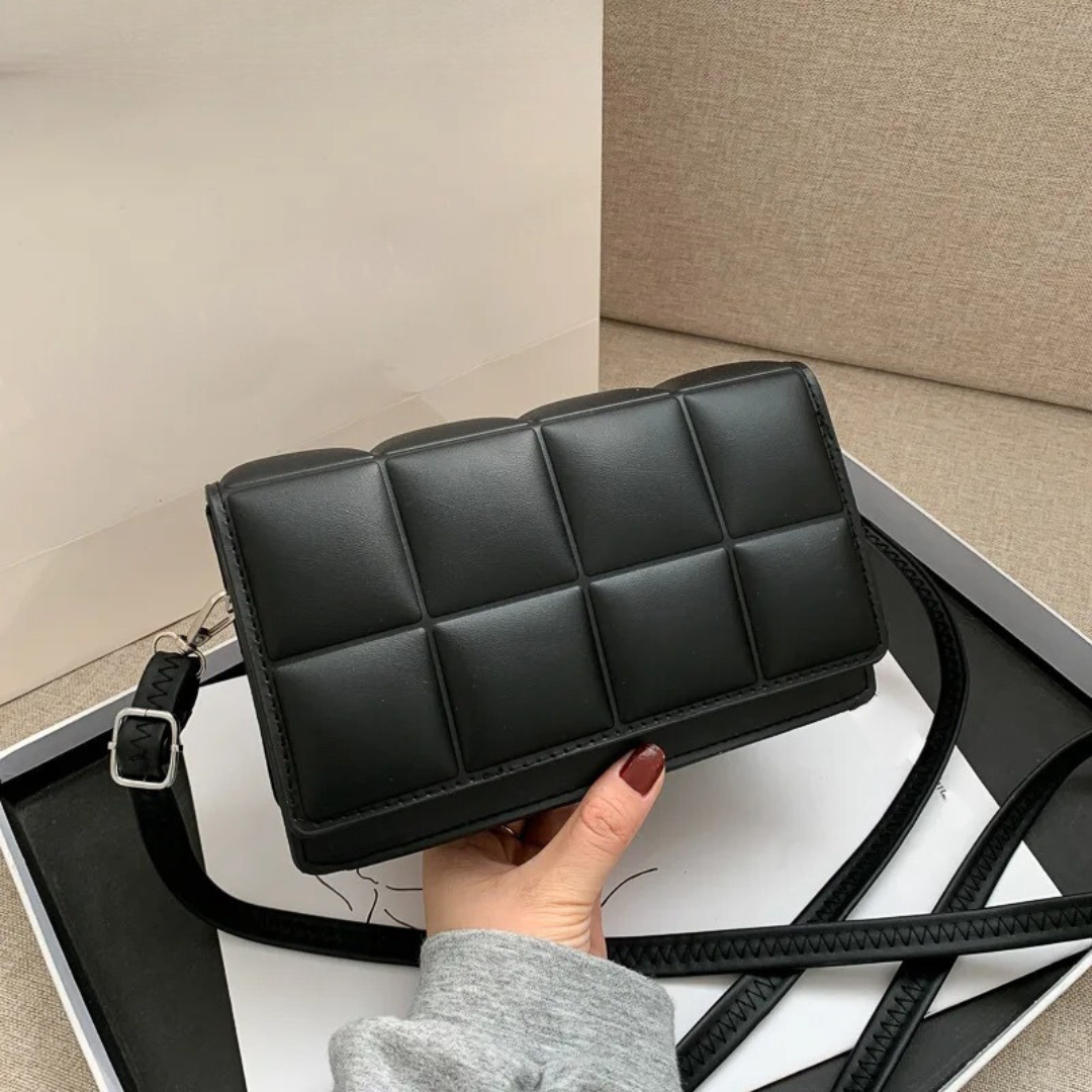 Lille crossbody-taske i læder til kvinder