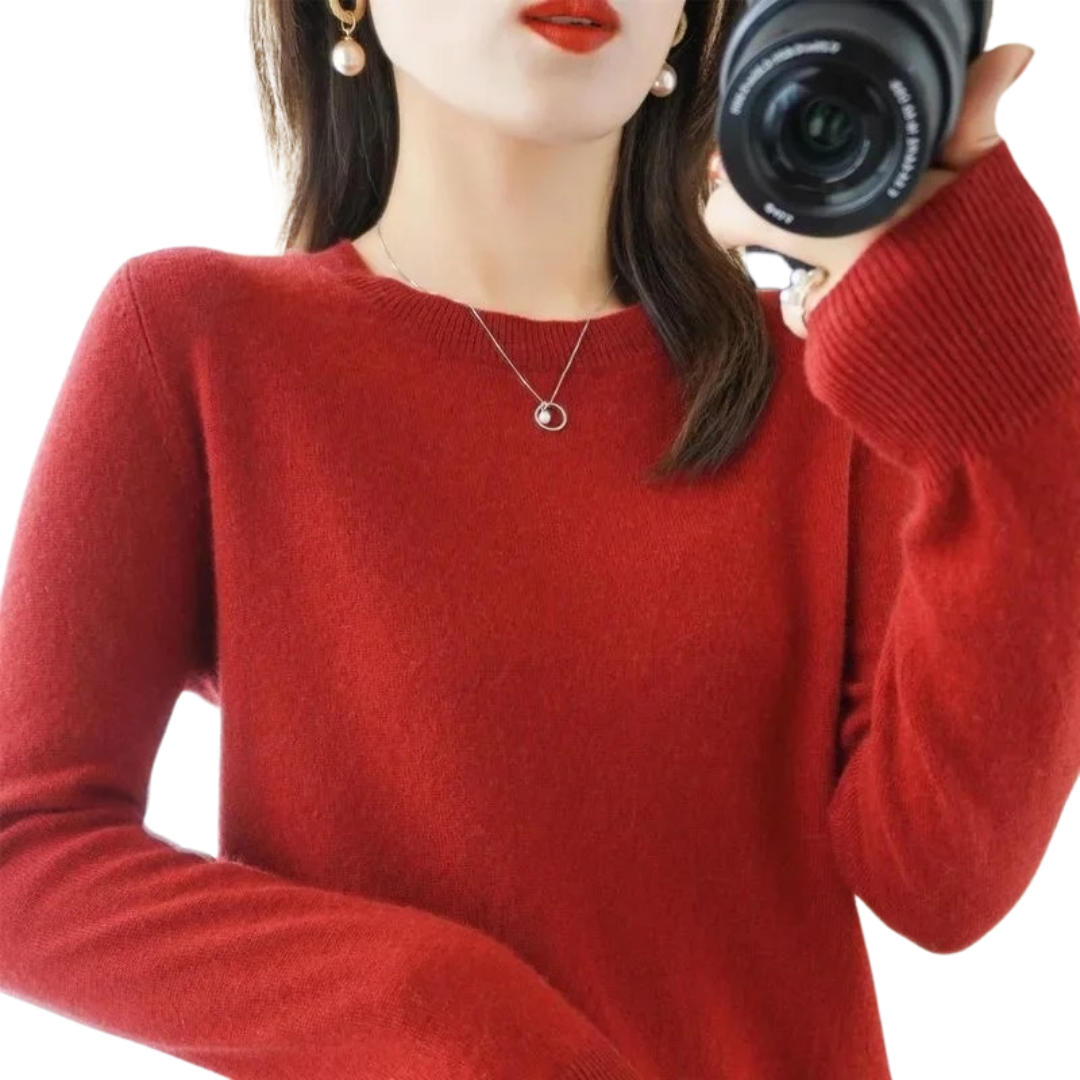 Casual strikket pullover til kvinder