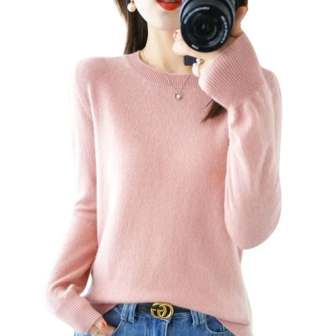 Casual strikket pullover til kvinder