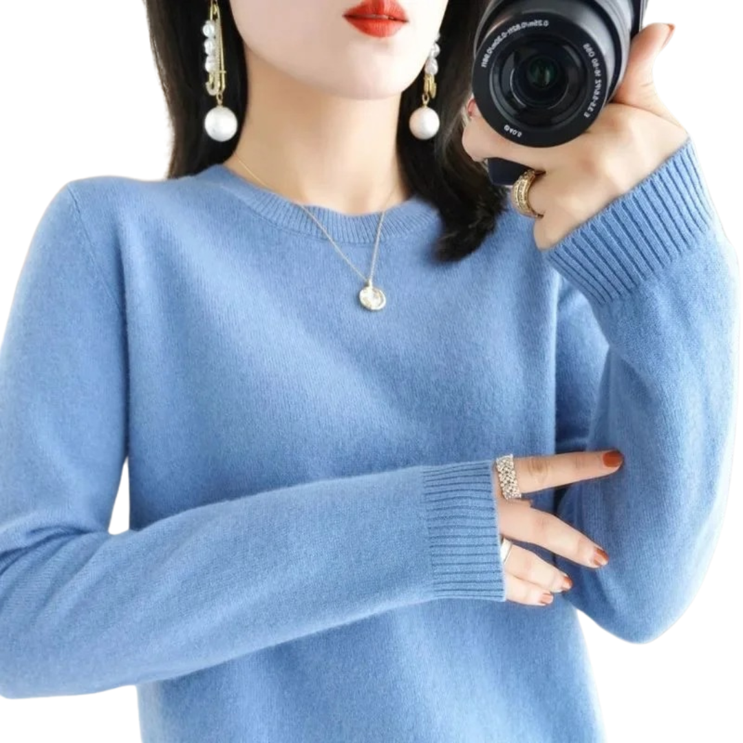 Casual strikket pullover til kvinder