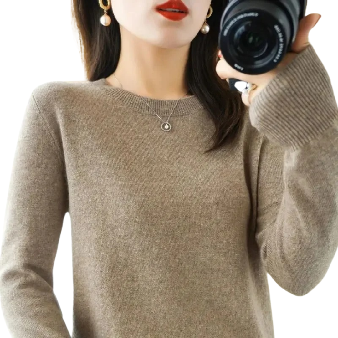 Casual strikket pullover til kvinder