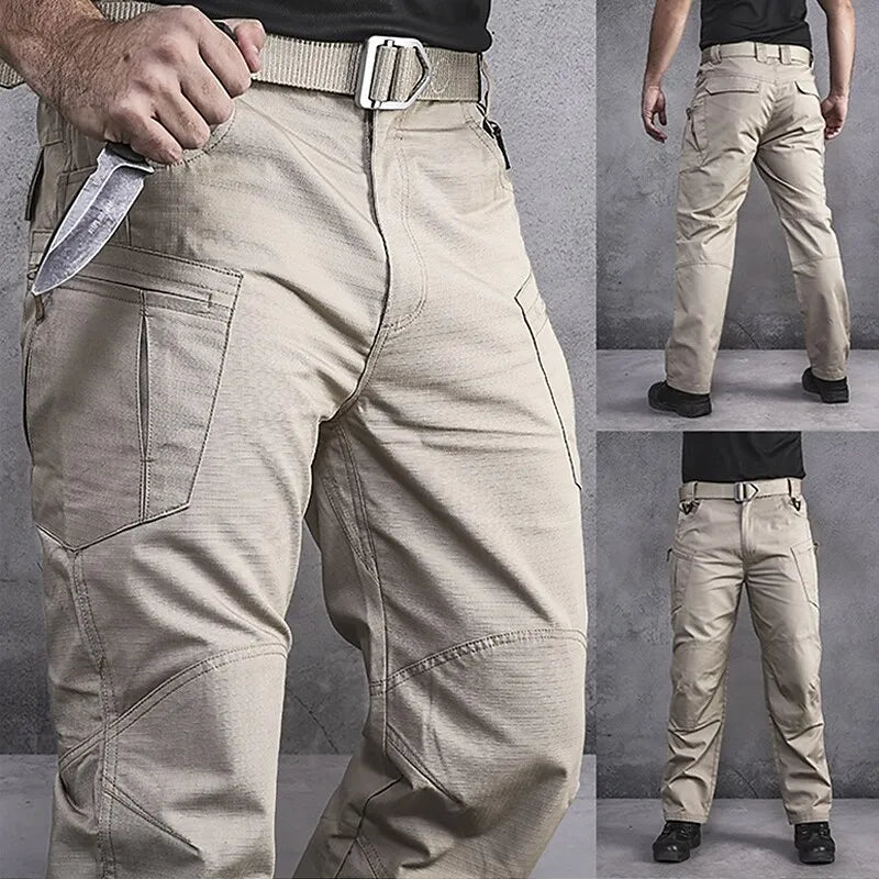 Variant image for Herre Cargo Bukser Taktisk Holdbart Design 100% Bomuld-25