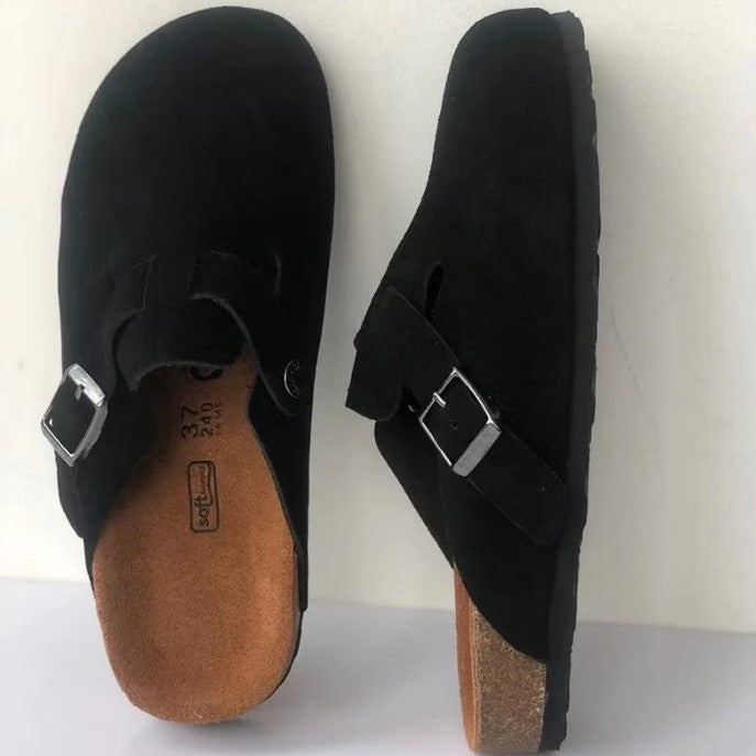 Variant image for Unisex Sandaler Boston Stil Læder Komfortable og Tidløse-25